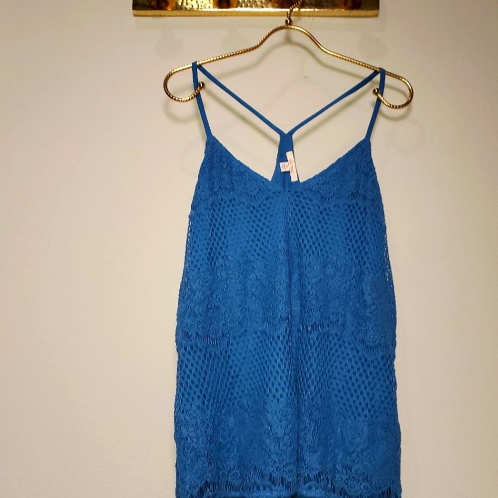 Ella Moss Lace Halter Top